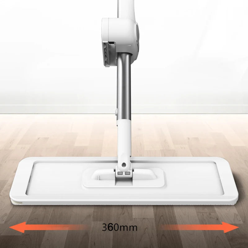 Fregona Plana 360° con Cubo – Limpieza Sin Esfuerzo