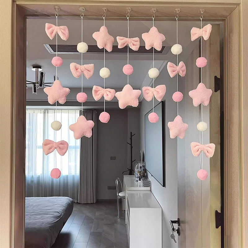 Cortina Decorativa con Nudos para Puerta o Habitación