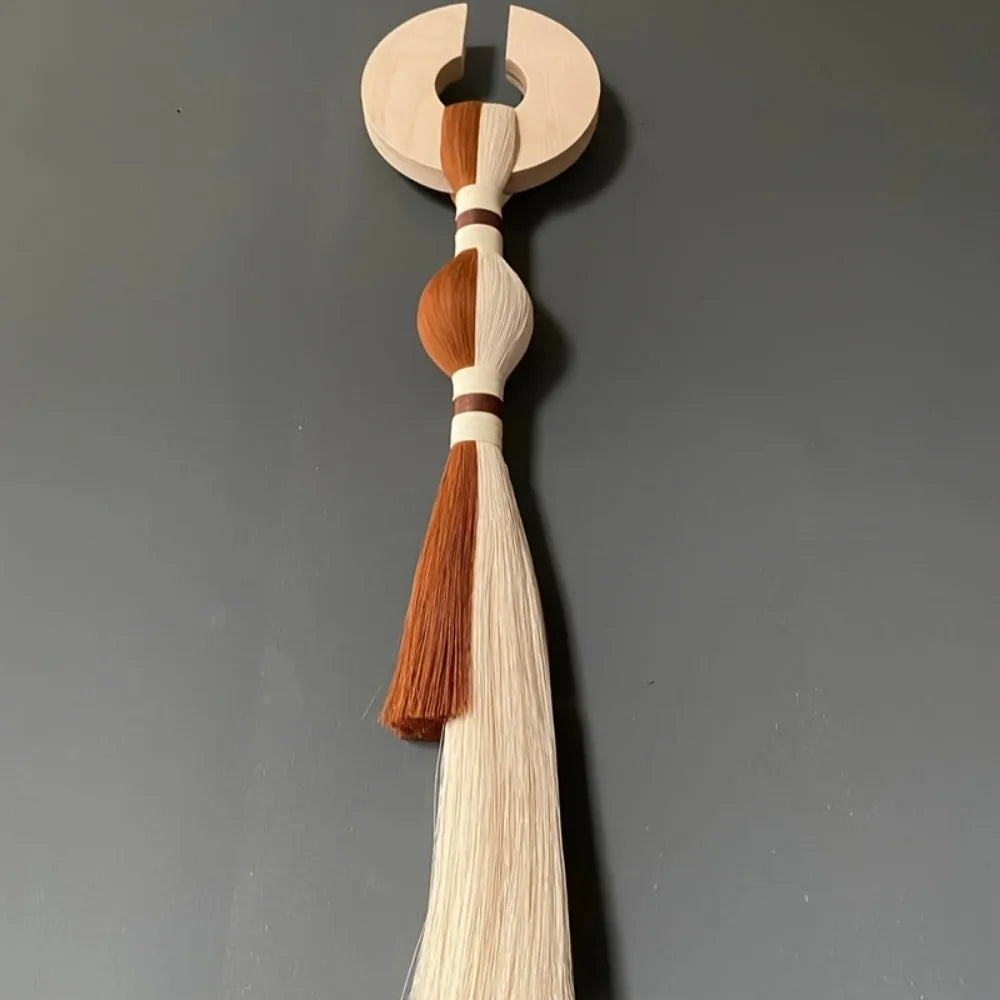 Decoración de Pared Estilo Escandinavo Bohemio, Obra de Arte en Fibra de Gran Tamaño, para Salón, Dormitorio, Entrada, Regalo de Inauguración