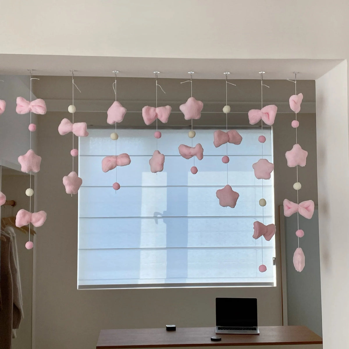 Cortina Decorativa con Nudos para Puerta o Habitación
