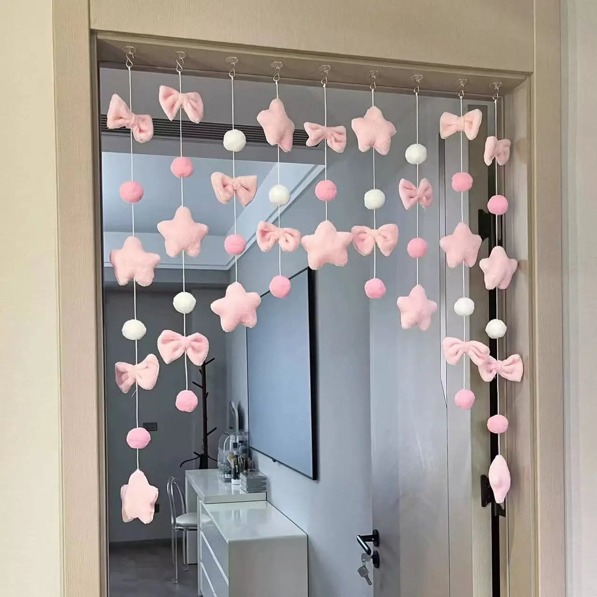 Cortina Decorativa con Nudos para Puerta o Habitación