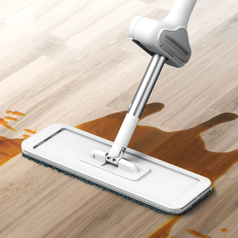 Fregona Plana 360° con Cubo – Limpieza Sin Esfuerzo