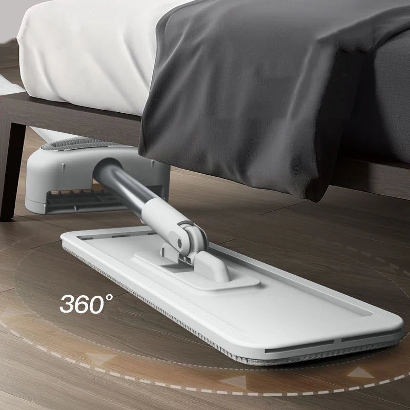 Fregona Plana 360° con Cubo – Limpieza Sin Esfuerzo