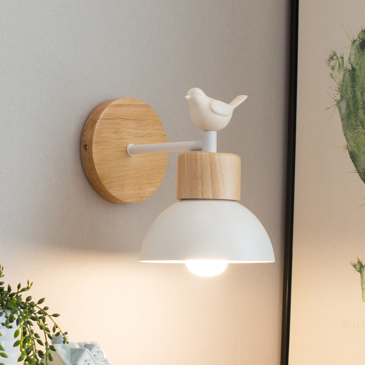 Lámpara de Pared LED Nórdica para Dormitorio y Pasillo