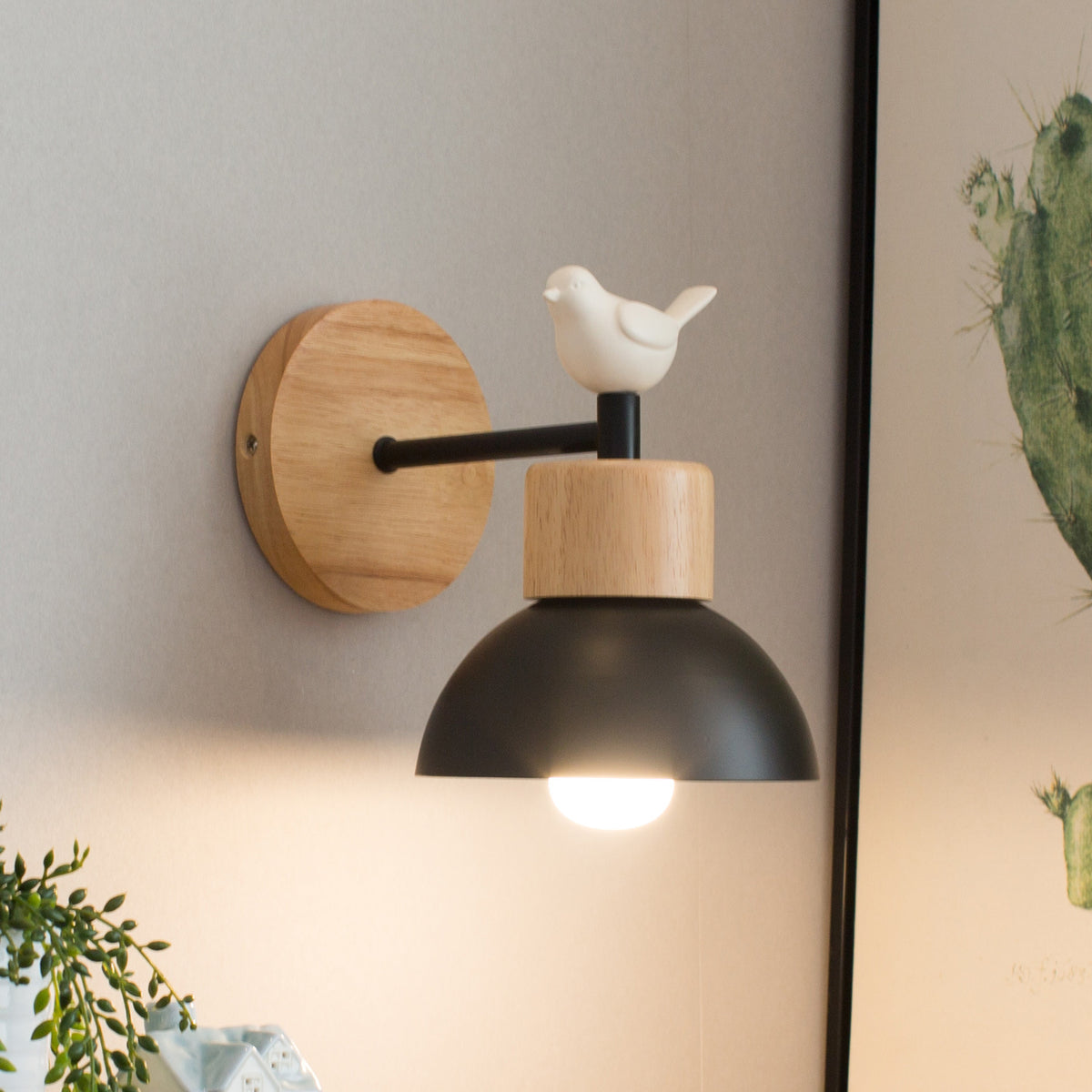 Lámpara de Pared LED Nórdica para Dormitorio y Pasillo