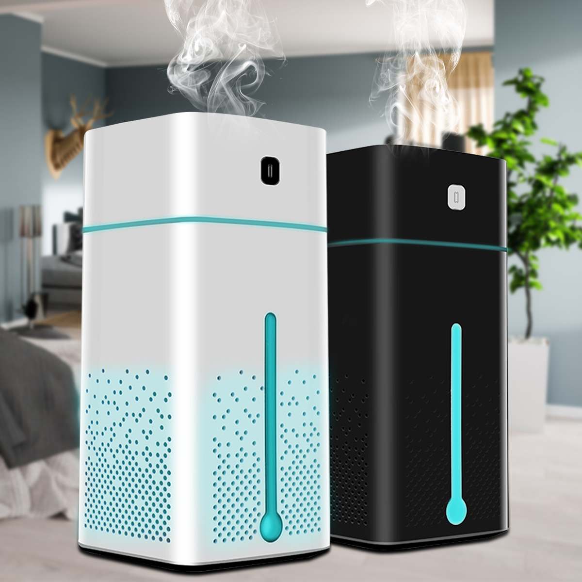 Mini Humidificador y Purificador de Aire para Dormitorios